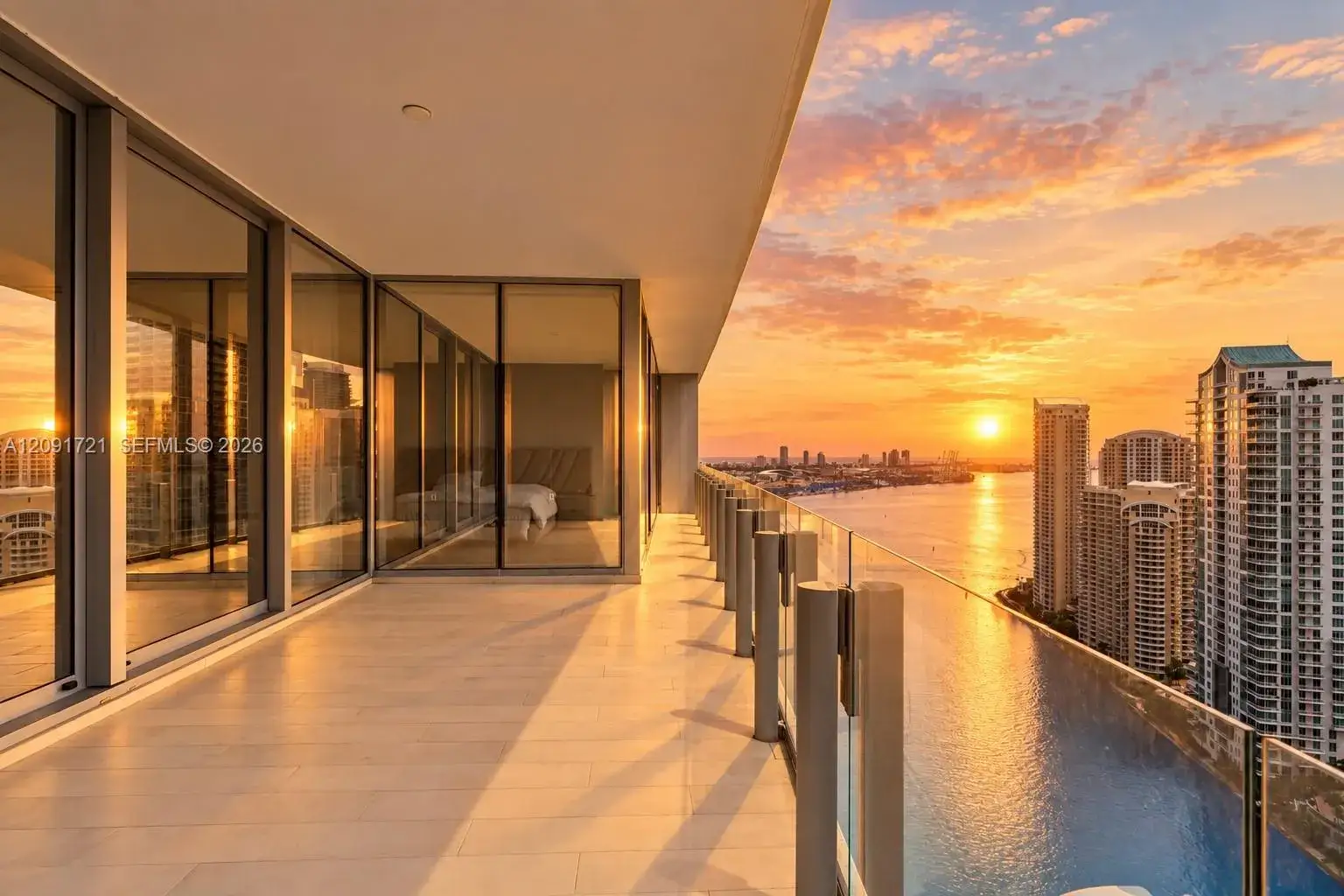 4 bedroom 5 bath Residential for sale at 300 Biscayne Boulevard Way # 3304C, Miami FL 33131