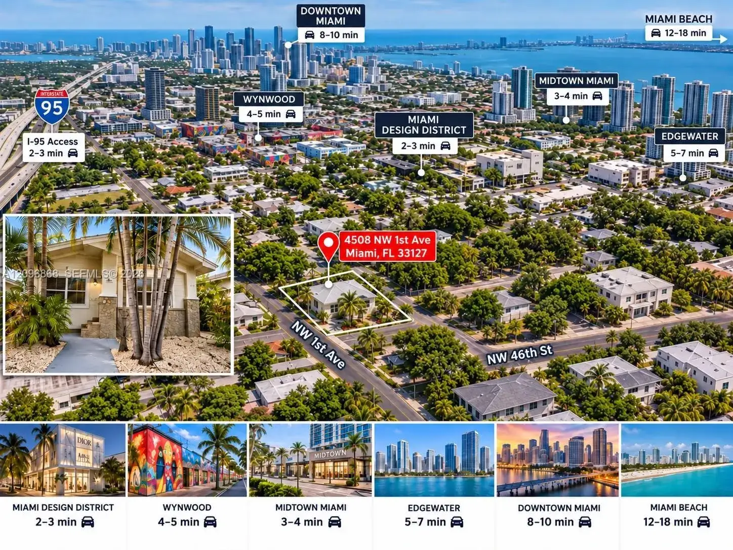 3 bedroom 1 bath Residential for sale at 4508 NW 1st Ave, Miami FL 33127