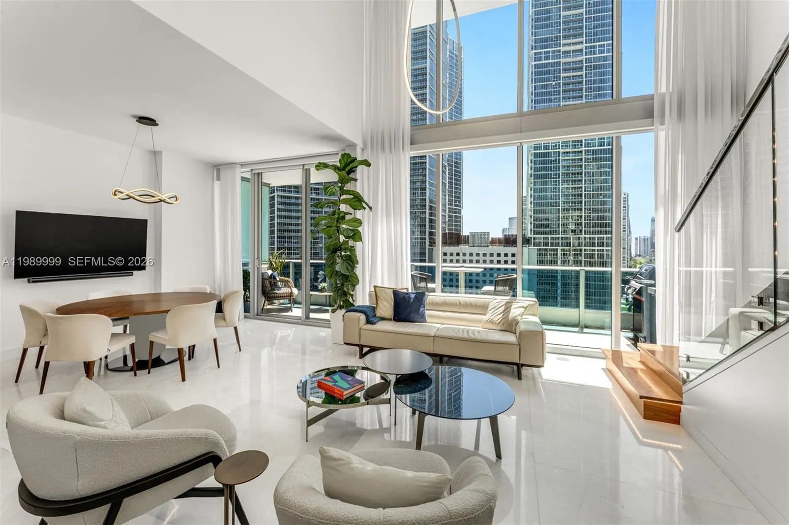 3 bedroom 2 bath for sale at 200 Biscayne Boulevard Way # 1406, Miami FL 33131