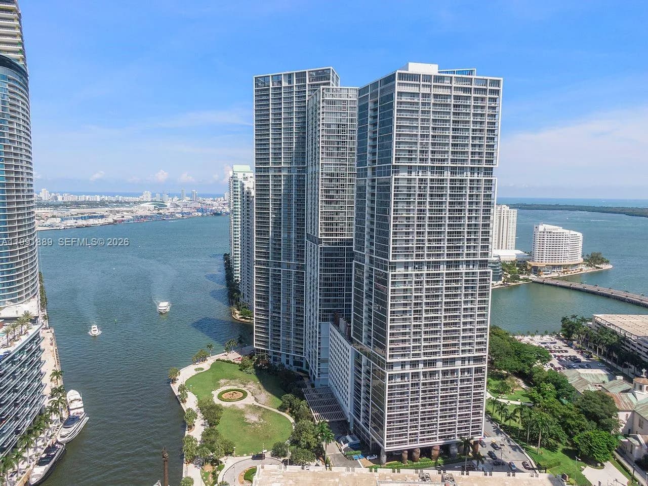 2 bedroom 2 bath for sale at 465 Brickell Ave # 3905, Miami FL 33131